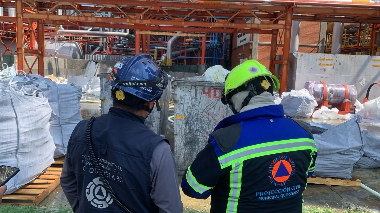 Controlan fuga de sustancia en Parque Industrial Benito Juárez