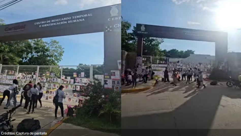 Protesta de buscadoras en Sinaloa por la saturación de instalaciones para pruebas genéticas