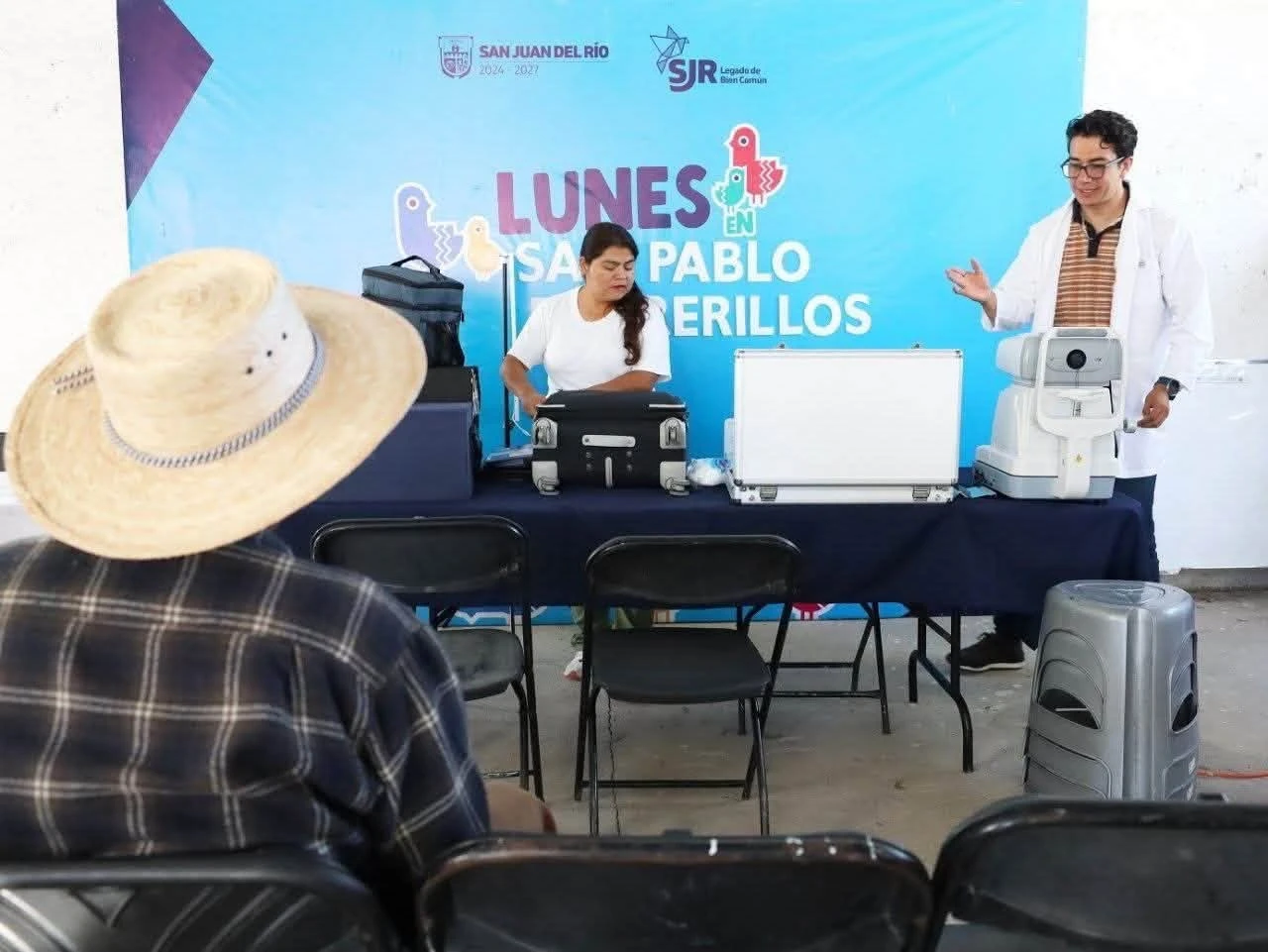 San Juan del Río Acerca Obras y Servicios a San Pablo Potrerillos