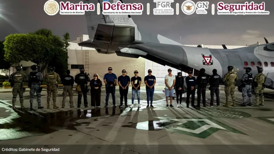 Captura de 20 miembros del CJNG en operativos simultáneos en México