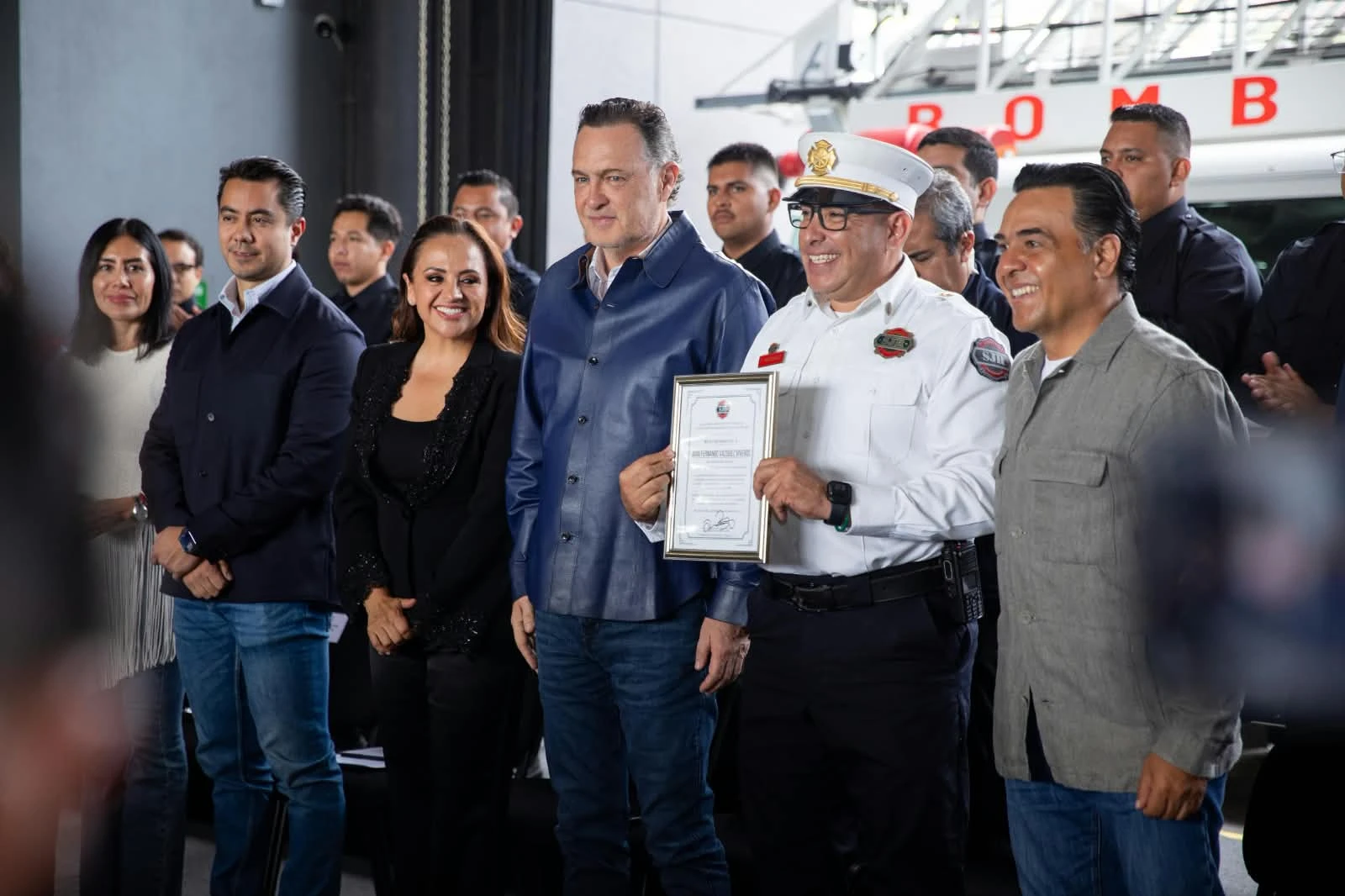 Conmemoración del Día Nacional del Bombero en San Juan del Río