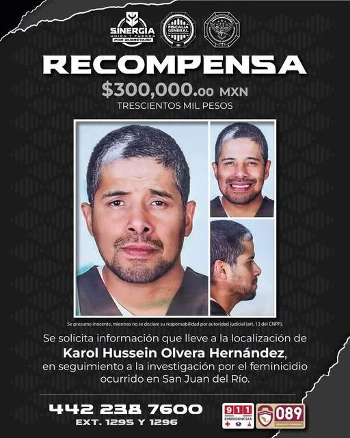 Continúa la búsqueda de Karol Hussein Olvera Hernández: Se ofrece recompensa de 300 mil pesos