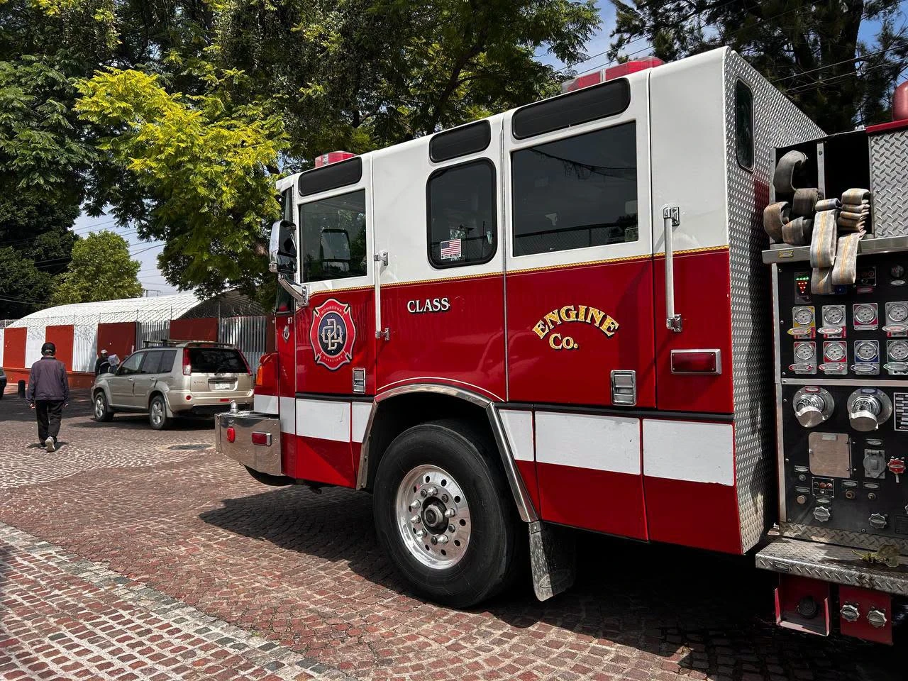 Incendio en Escuela de Educación Básica en la Colonia Las Rosas