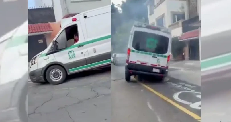 Operador de Ambulancia del IMSS Atropella a una Persona Mientras Conducía Ebrio