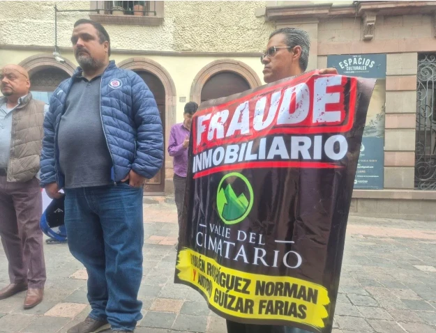 Protestas en Querétaro: Ciudadanos exigen justicia tras fraudes inmobiliarios