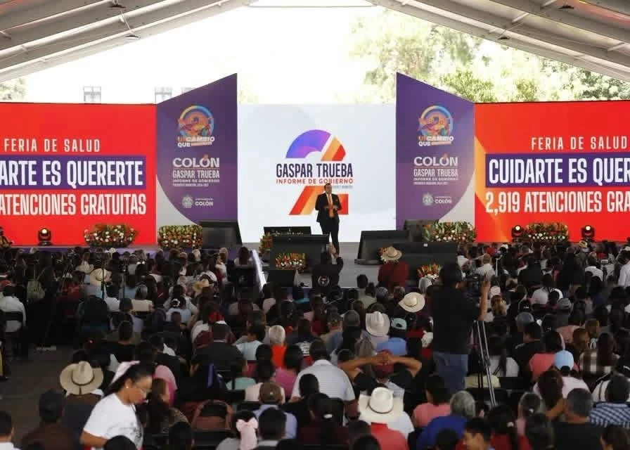 Gaspar Trueba Rinde Su Segundo Informe de Gobierno con Éxito