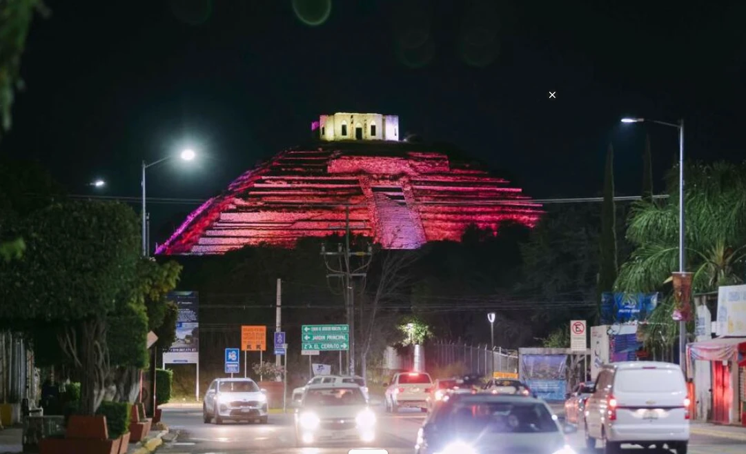 Chepe Enciende Conciencia Rosa en la Pirámide de El Cerrito