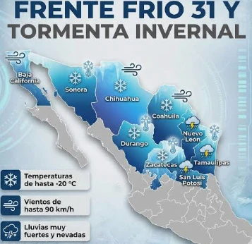 Descenso de Temperaturas en Querétaro Tras la Presencia del Tercer Frente Frío